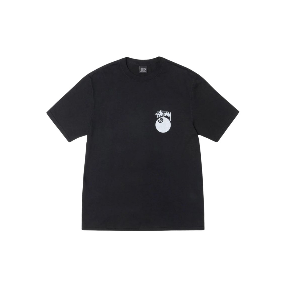 Stussy 8 Ball Tee Pigment Dyed Black
