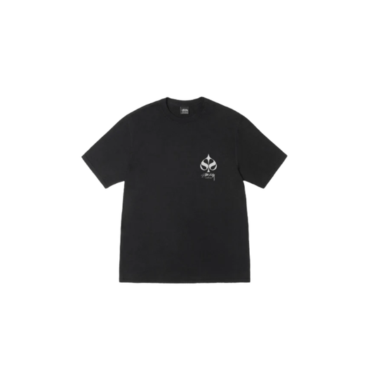 STUSSY Spade Pig. Dyed Tee Black