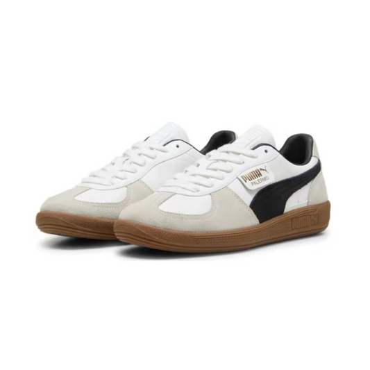 Puma Palermo Leather White Vapor Grey Gum