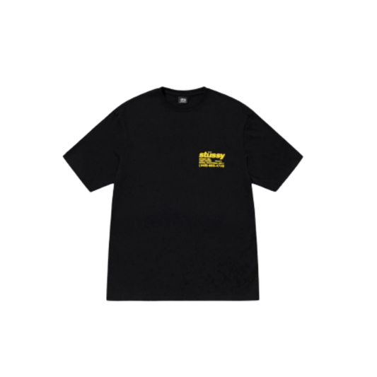Stussy DNA Tee Pigment Dyed Black (FW24)