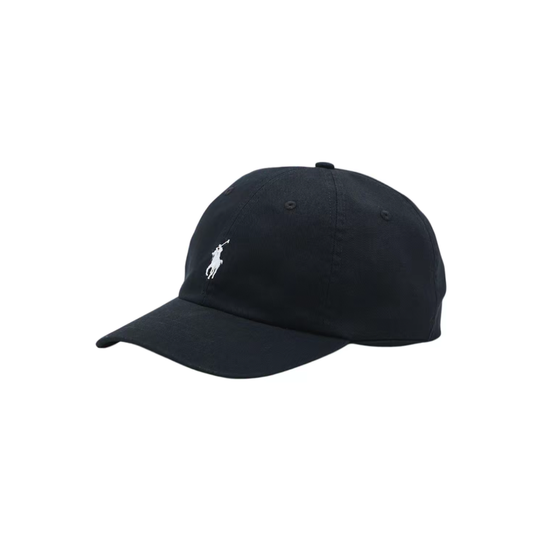 Polo Ralph Lauren Polo Logo Cap Black White