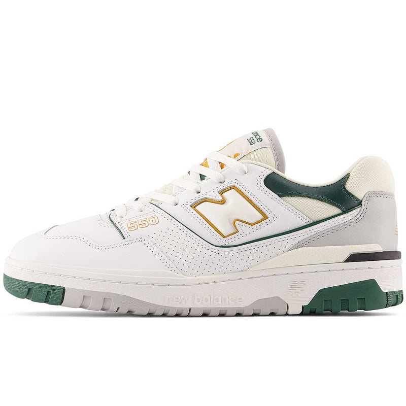 New Balance 550 White Nightwatch Green