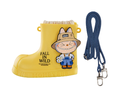 Pop Mart Labubu The Monsters Fall In Wild Series Rain Boot Bag