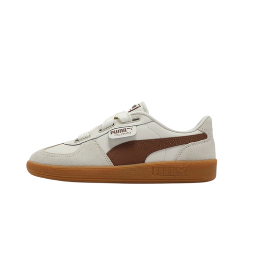 Puma Palermo Wide Lace Sd Frosted Frosted Ivory Brown Mushroom