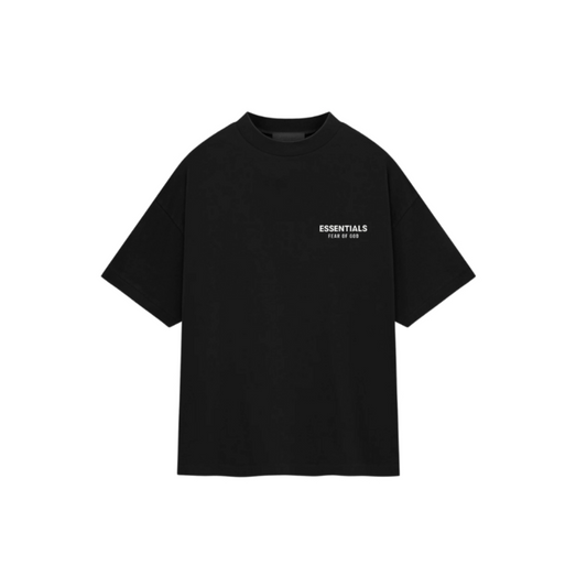 Fear of God Essentials Jersey Crewneck T-Shirt Black (FW24)