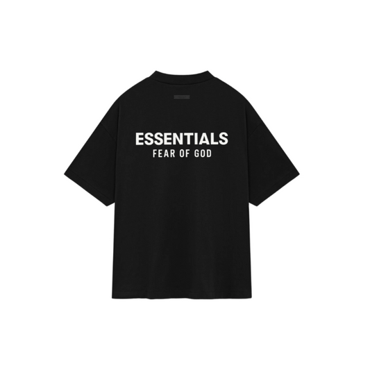 Fear of God Essentials Jersey Crewneck T-Shirt Black (FW24)
