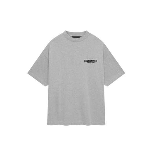 Fear of God Essentials Jersey Crewneck T-Shirt Light Heather Gray
