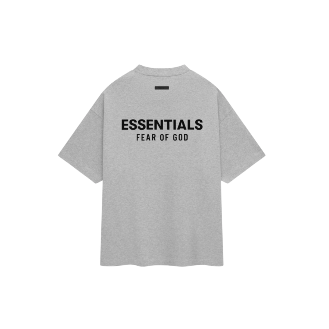 Fear of God Essentials Jersey Crewneck T-Shirt Light Heather Gray