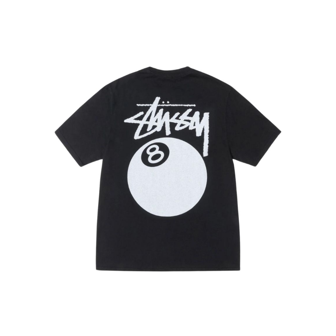 Stussy 8 Ball Tee Pigment Dyed Black