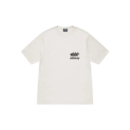 Stussy Surfwalk Tee Pigment Dyed White