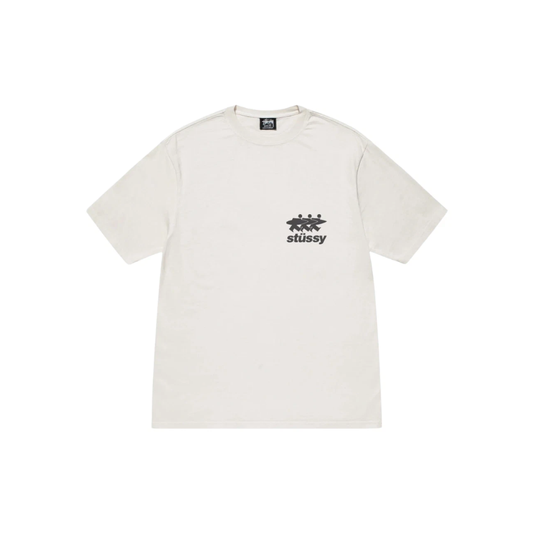 Stussy Surfwalk Tee Pigment Dyed White