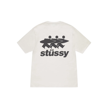 Stussy Surfwalk Tee Pigment Dyed White