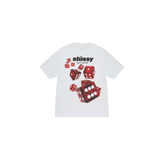 Stussy Rollers Tee White