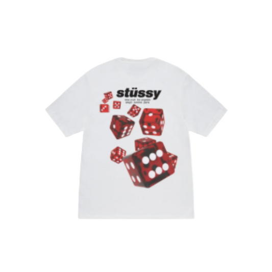 Stussy Rollers Tee White