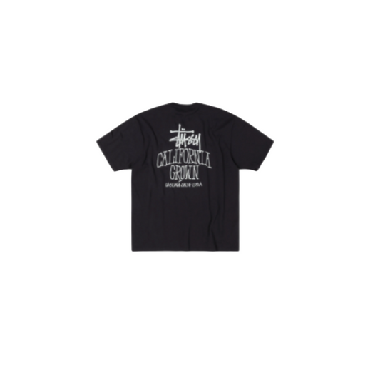Stussy Cali Grown Tee Pigment Dyed Faded Black