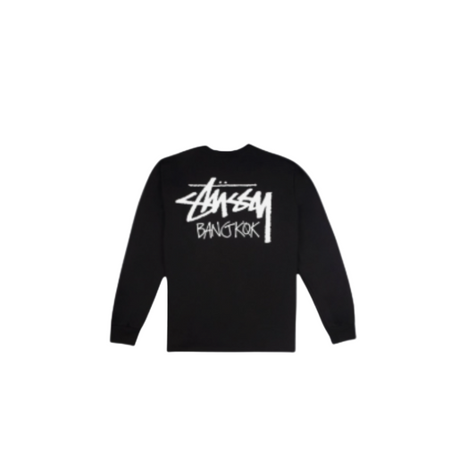 Stussy Bangkok L/S Tee Black