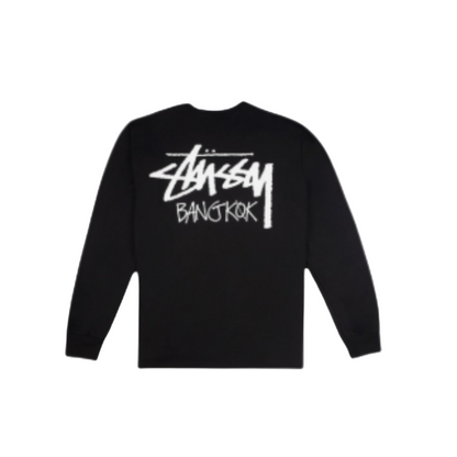 Stussy Bangkok L/S Tee Black