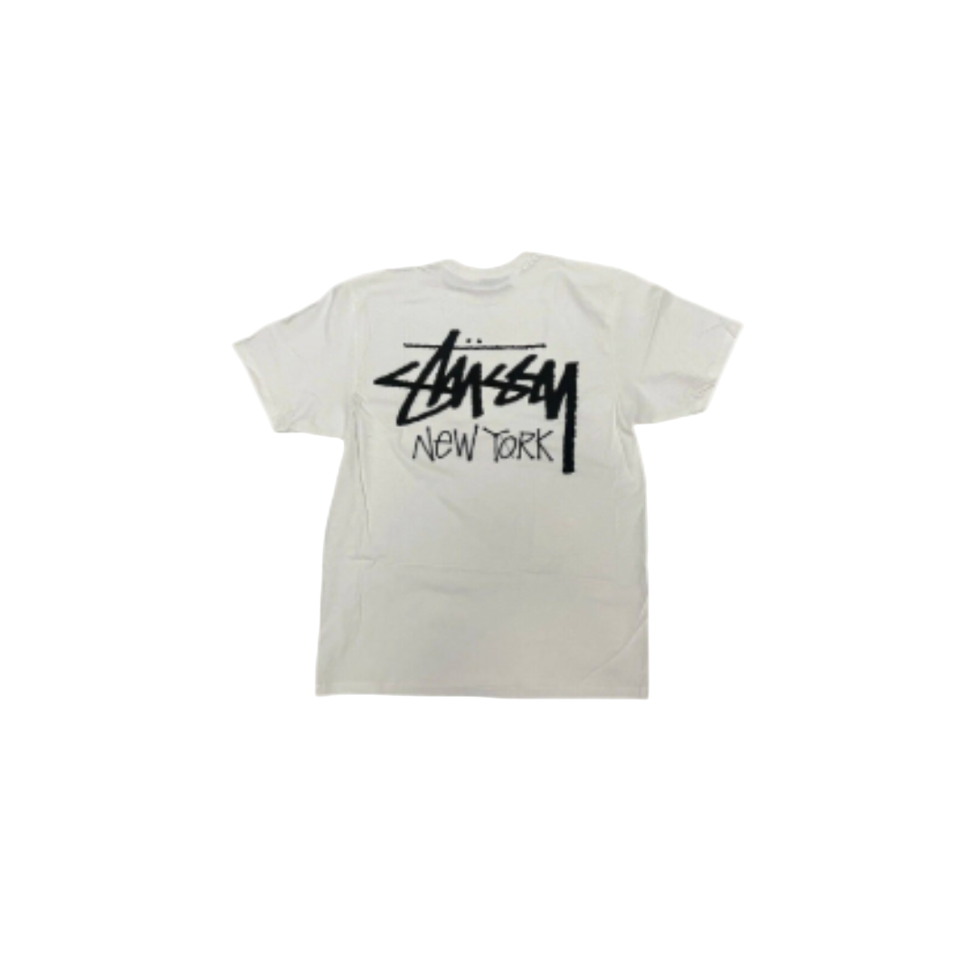 Stussy Stock New York Tee White