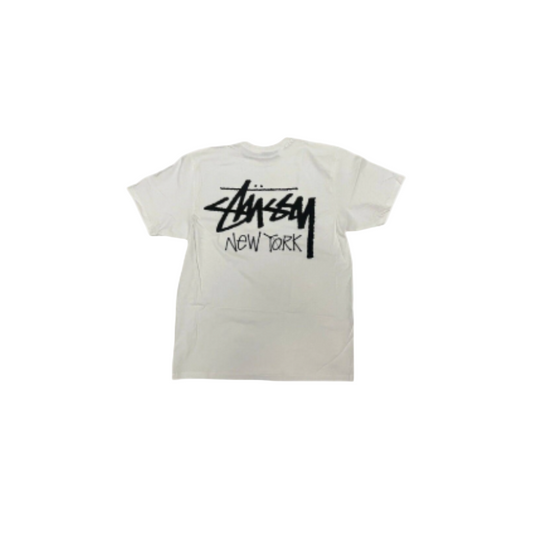 Stussy Stock New York Tee White