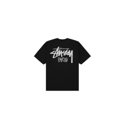 Stussy Stock Paris T-Shirt Black