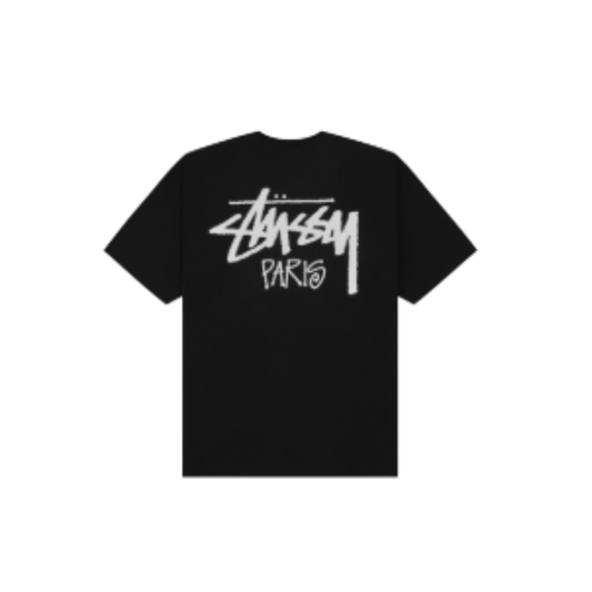 Stussy Stock Paris T-Shirt Black