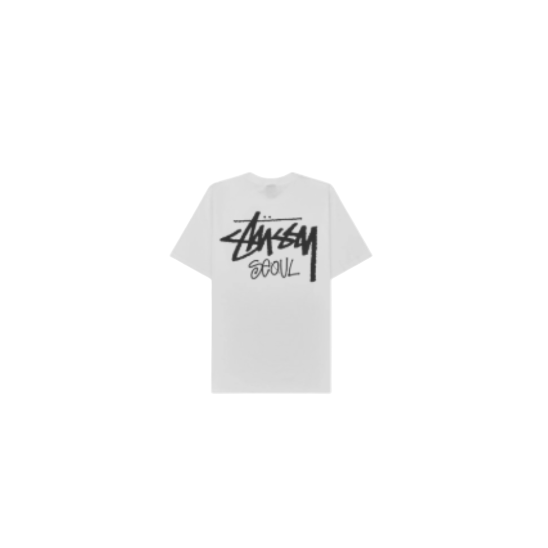 Stussy Stock Seoul T-Shirt White