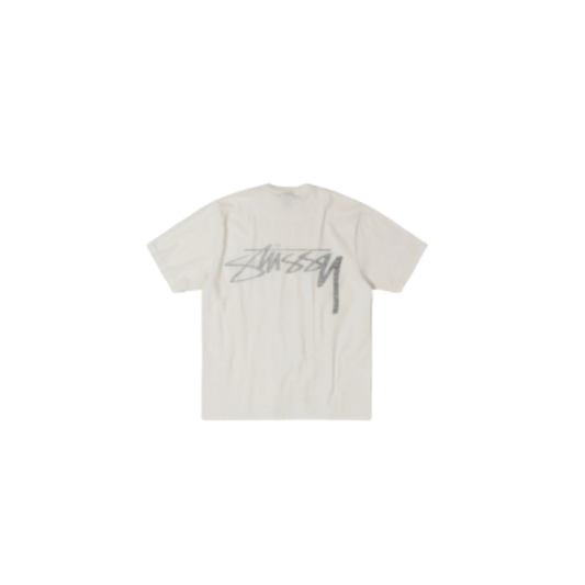 Stussy Smooth Reverse Tee Pigment Dyed Natural