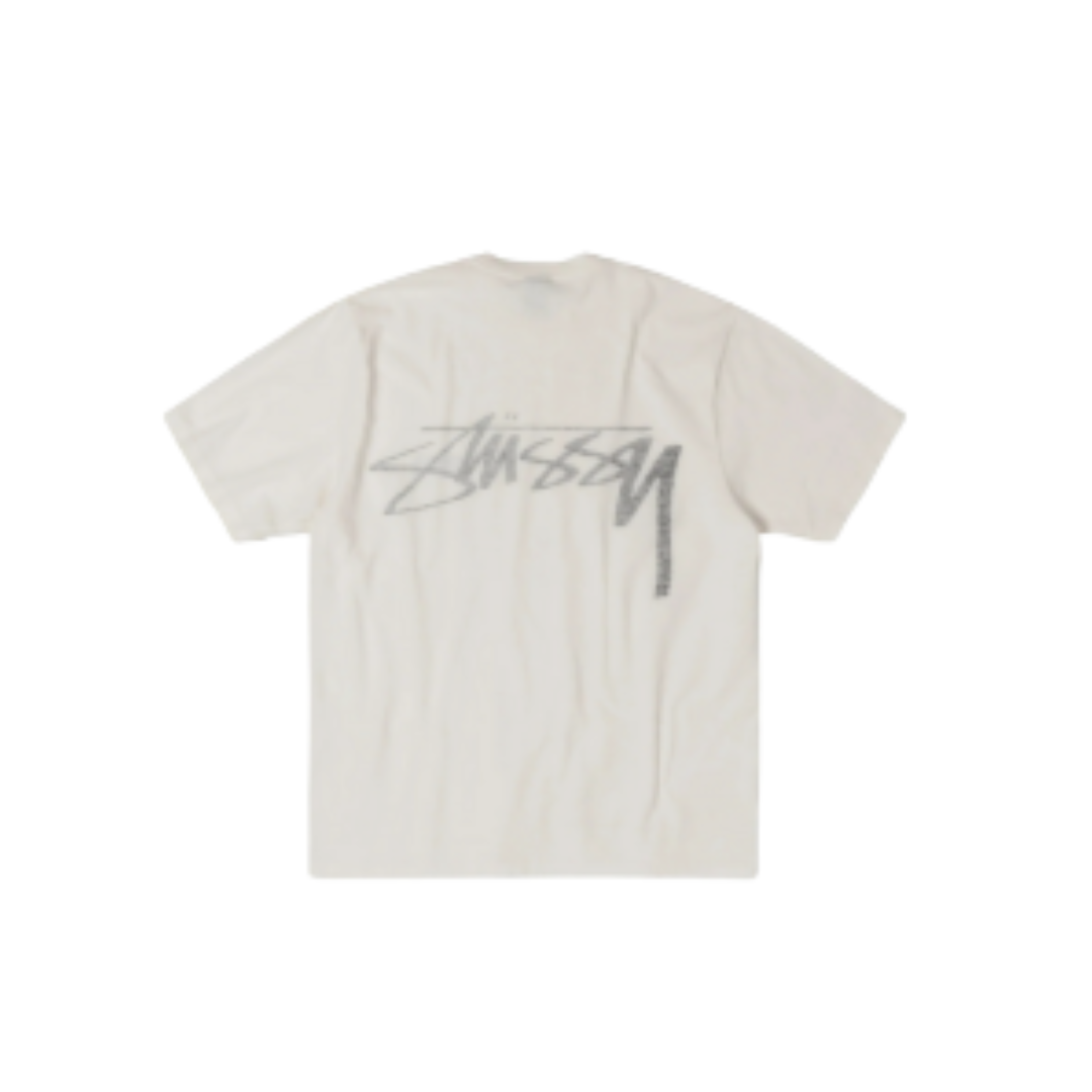 Stussy Smooth Reverse Tee Pigment Dyed Natural
