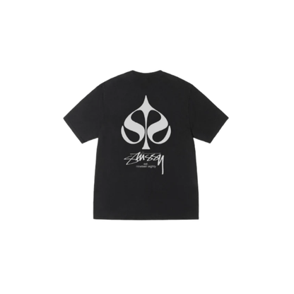 STUSSY Spade Pig. Dyed Tee Black