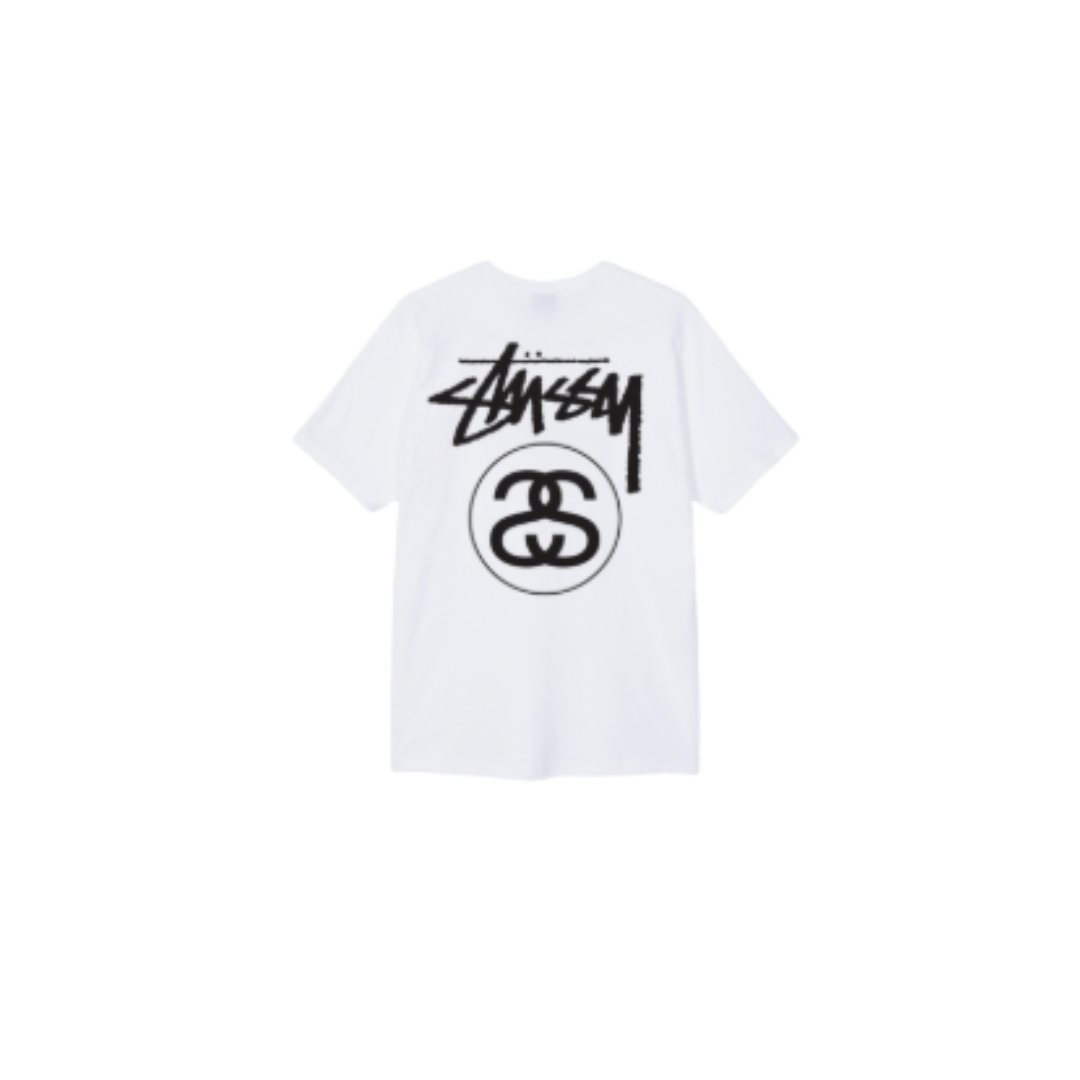 Stussy Solid Stock Link Tee White
