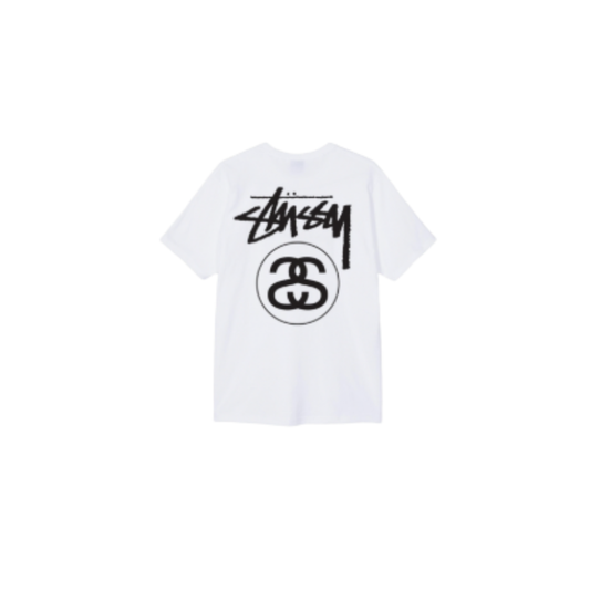 Stussy Solid Stock Link Tee White