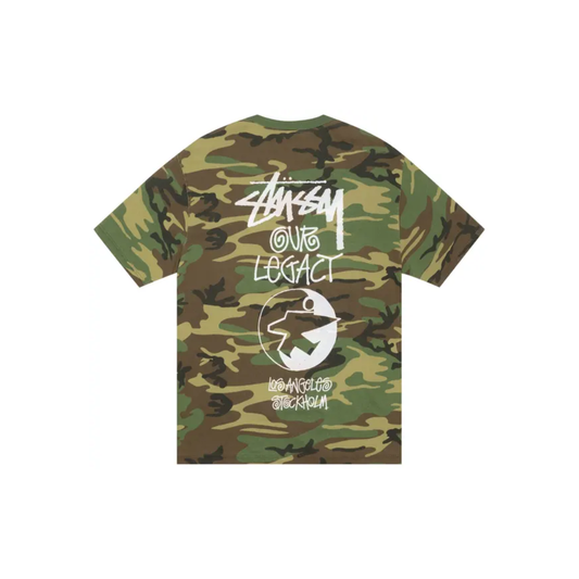 Stussy x Our Legacy Work Shop Surfman Tee Pigment Dyed Camo