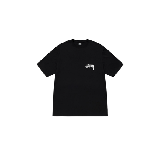 Stussy Burning Stock Tee Black