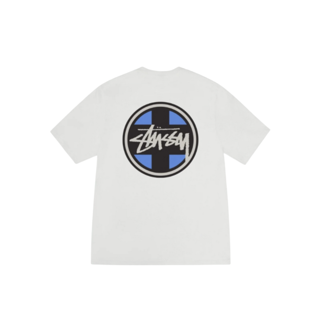 Stussy Cross Dot Tee Pigment Dyed Natural