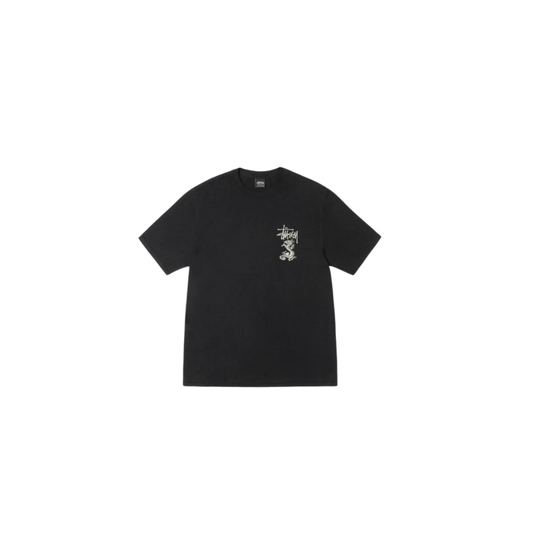 Stussy Double Dragon Tee Pigment Dyed Black