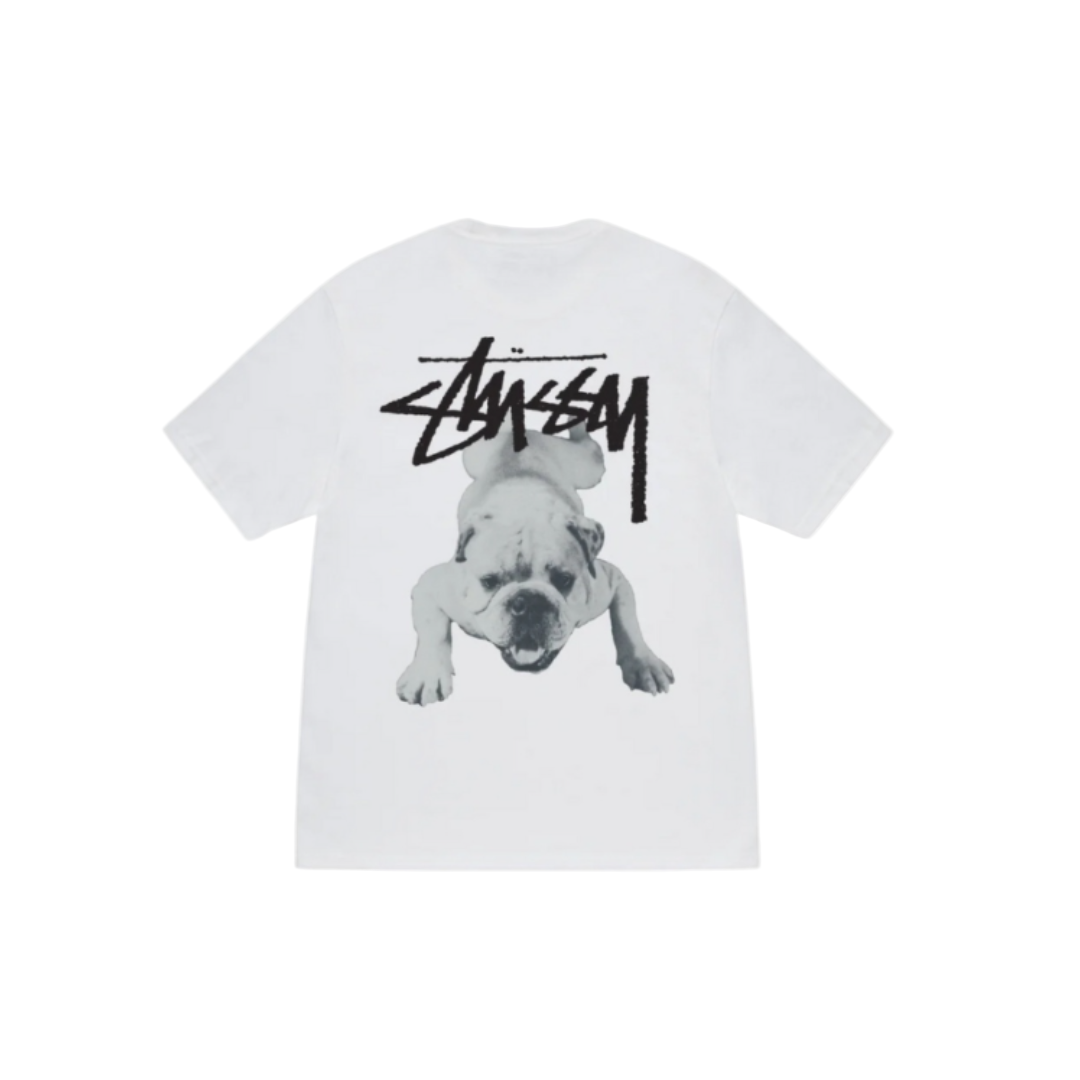 Stussy Stock Dog Tee White