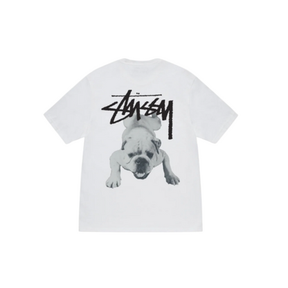Stussy Stock Dog Tee White