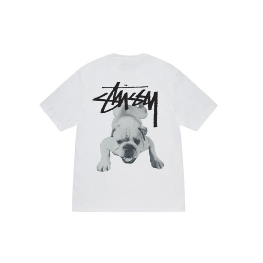 Stussy Stock Dog Tee White