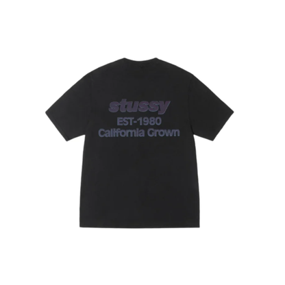 Stussy California Grown Tee Pigment Dyed Black