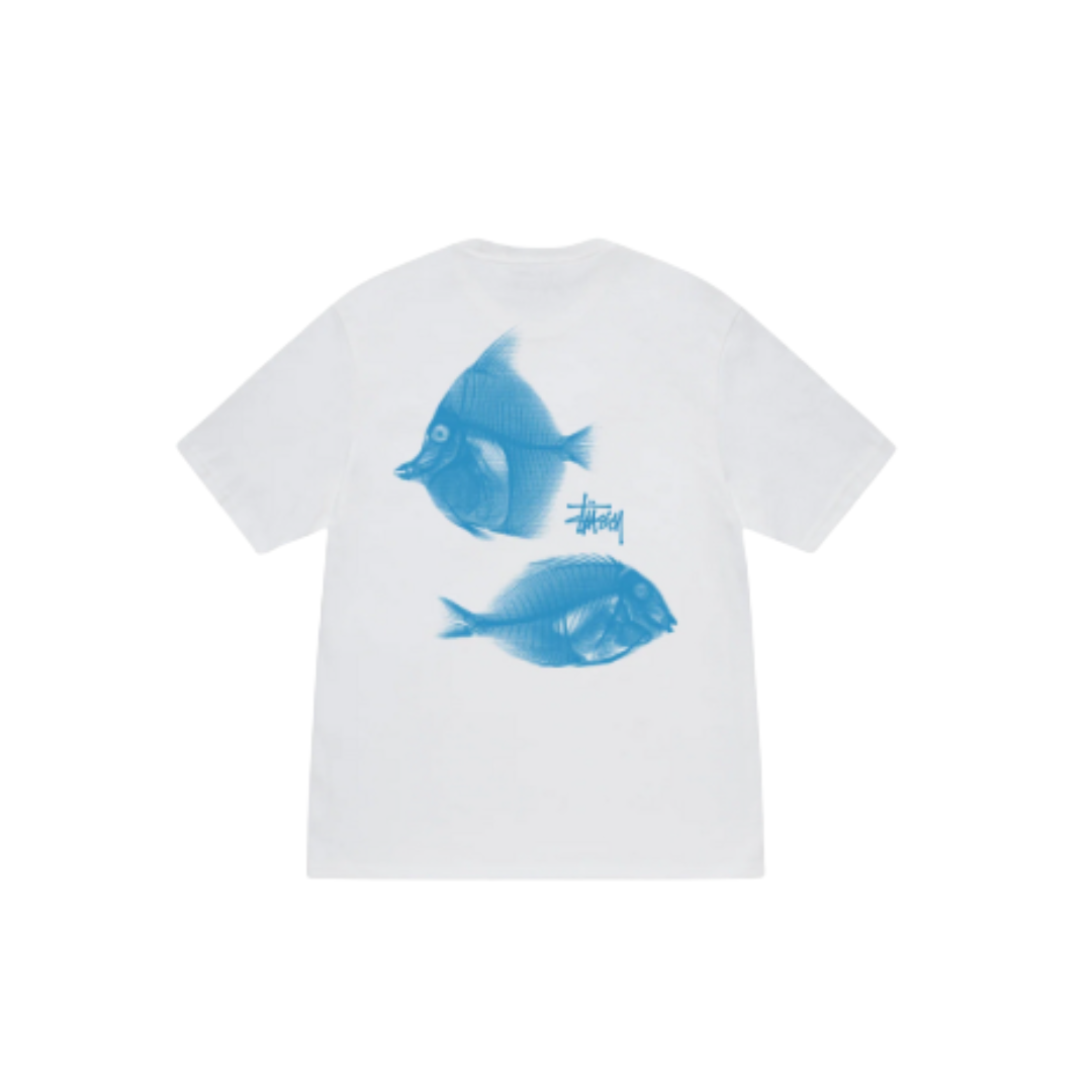 Stussy X-Ray Fishin Tee White