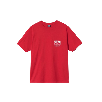 Stussy Stock DSM Los Angeles T-Shirt Red