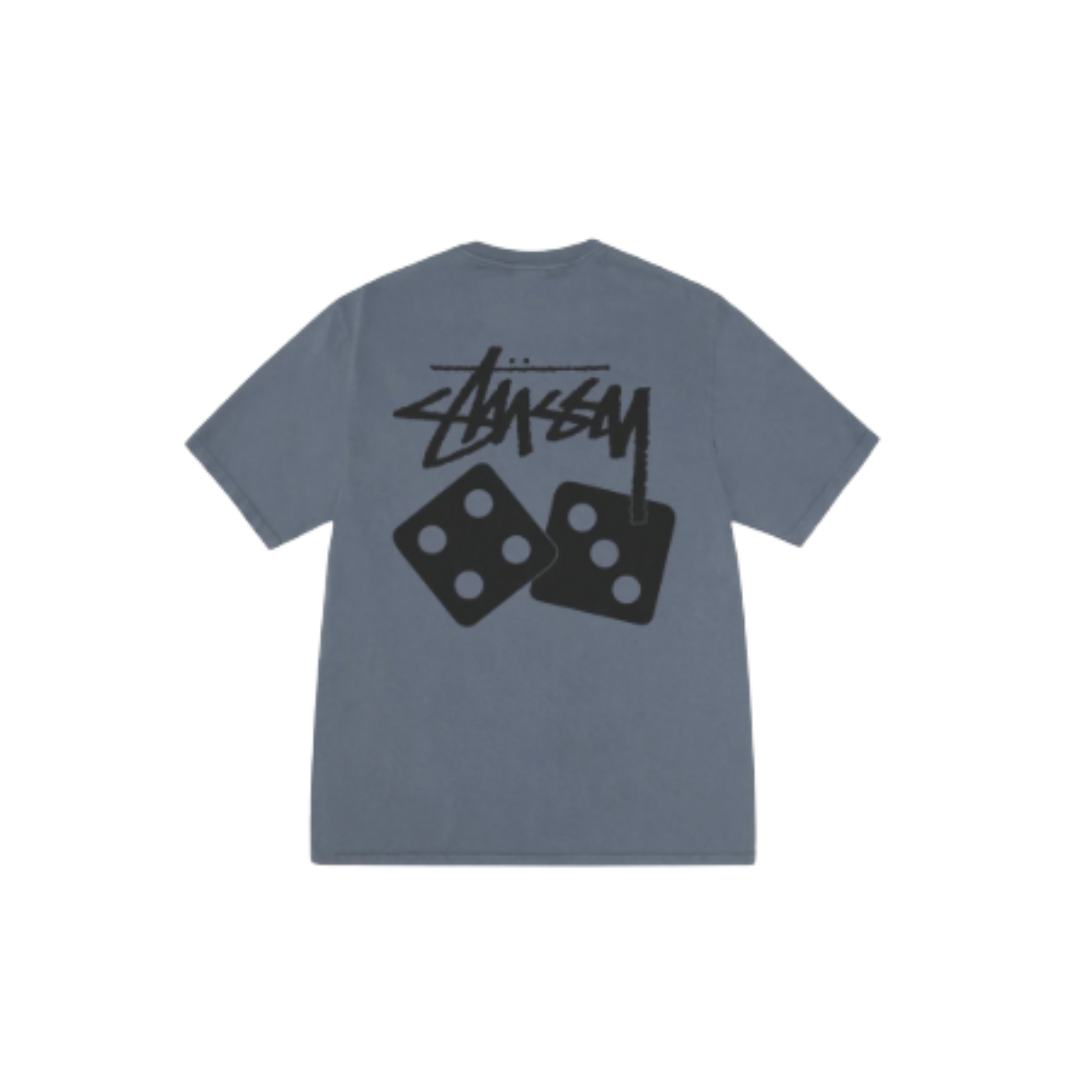 Stussy Dice Tee Pigment Dyed Navy