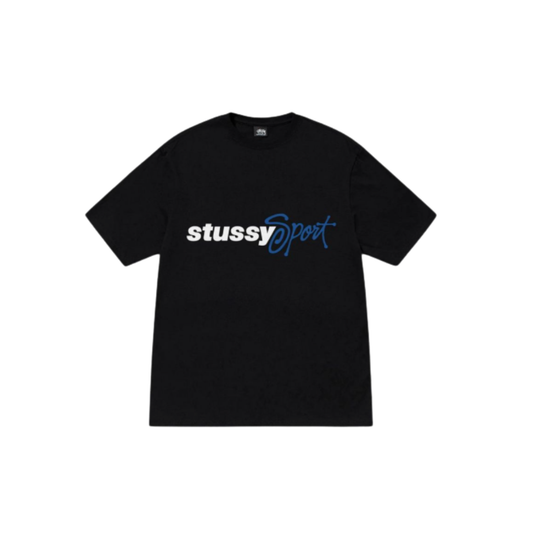 Stussy Sport Script Tee Black