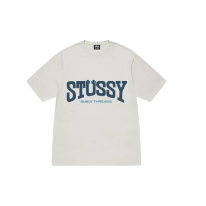Stussy Burly Threads Tee Pigment Dyed Natural