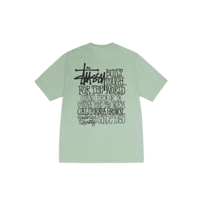 Stussy California Grown Tee Pigment Dyed Granite