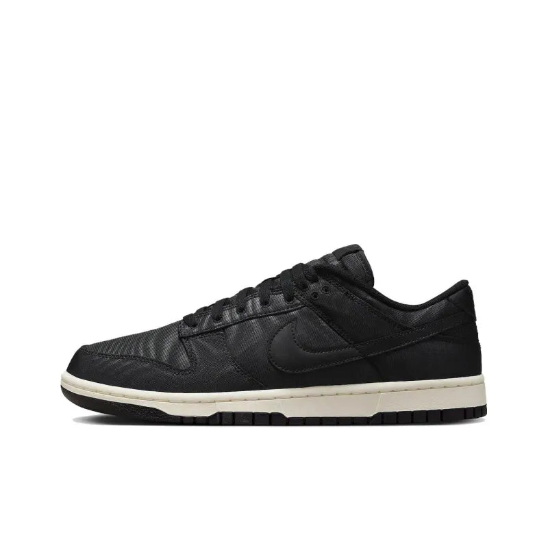 Nike Dunk Low Retro PRM Black Canvas