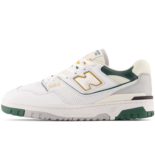 New Balance 550 White Nightwatch Green