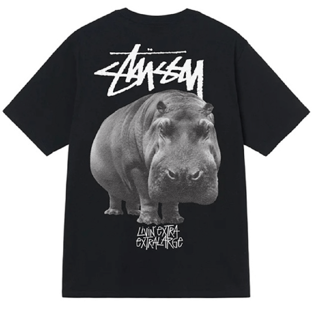 Stussy Big Hippo Tee Black