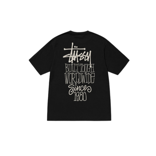 Stussy Built Tough Tee Pigment Dyed Black