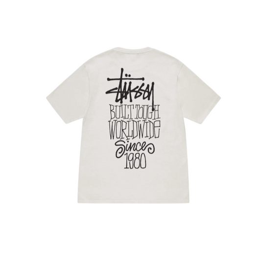 Stussy Built Tough Tee Pigment Dyed Natural